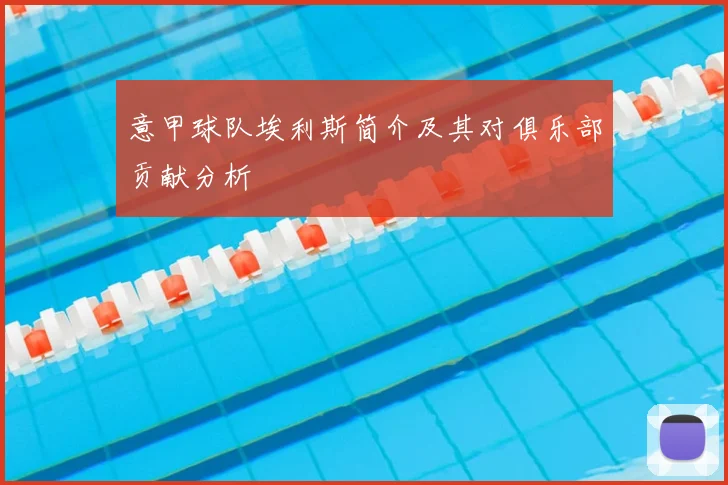 意甲球队埃利斯简介及其对俱乐部贡献分析